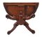 Victorian Burr Walnut Folding Demi-Lune Card Table, 1860s 2