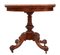 Victorian Burr Walnut Folding Demi-Lune Card Table, 1860s 8