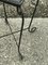 Mesa pedestal húngara de hierro martillado a mano, años 50, Imagen 4