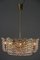 Large Glass Chandelier from Bakalowits & Söhne, 1950s 4