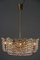 Large Glass Chandelier from Bakalowits & Söhne, 1950s, Image 4