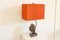 Vintage Petrified Wood and Stone Lamp by Willy Daro 1