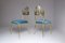 Italienische Vintage Swan Chairs aus Messing, 1950er, 2er Set 3