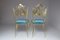 Chaises Swan Vintage en Laiton, Italie, 1950s, Set de 2 4