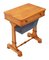 Mesa de costura antigua de madera de arce, Imagen 1