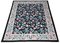 Mid-Century Floral Hand-Knotted Wool Rug, 1960s 1