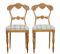 Antike geschnitzte Stühle aus Birke, 2er Set 1