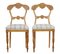 Antique Carved Birch Chairs, Set of 2 1