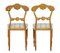 Chaises Antique en Bouleau Sculpté, Set de 2 4