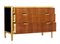 Mid-Century Swedish Teak and Birch Chest of Drawers from Forenades Mobler 2