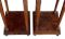 Antique Arts and Crafts Oak Stands, Set of 2 2