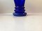 Vintage Cobalt Blue Glass Vase by Michael E. Bang for Holmegaard, 1980s 2