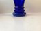 Vintage Cobalt Blue Glass Vase by Michael E. Bang for Holmegaard, 1980s, Image 2