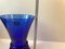 Vintage Cobalt Blue Glass Vase by Michael E. Bang for Holmegaard, 1980s 5