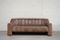 Vintage DS-44 Neck Leather Three-Seater Sofa from de Sede 1