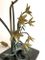 Vintage Bronze Floral Table Lamp, 1970s, Image 10