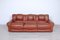 Vintage Brown Leather Sofa, 1970s, Image 20