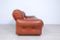 Vintage Brown Leather Sofa, 1970s 2