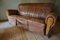 Vintage Club Sofa aus Distressed Leder 2