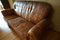 Vintage Distressed Leather Club Sofa 8