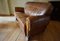 Vintage Distressed Leather Club Sofa 10