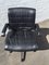 Black Leather Chair by Richard Sapper for Knoll, 1980s, Image 5