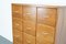 German Oak Apothecary Cabinet or Bank of Drawers, 1950s 4