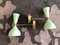 Vintage Brass and Metal Sconces, 1950s, Set of 2, Image 6