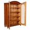 Antique Biedermeier Bookcase Vitrine in Walnut 2