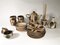 German Vintage 24-Piece Ceramic Coffee Set from Sgrafo Modern, 1960s, Set of 24 1