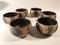 Set da caffè 24 vintage in ceramica di Sgrafo Modern, Germania, anni '60, Immagine 8