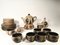 Set da caffè 24 vintage in ceramica di Sgrafo Modern, Germania, anni '60, Immagine 10