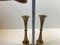 Mid-Century Danish Brass Candleholders from Hyslop, 1960s, Set of 2 6