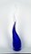 Blue Blown Murano Glass Sculptural Horn Vase by Beltrami for Made Murano Glass, 2019 3