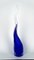 Blue Blown Murano Glass Sculptural Horn Vase by Beltrami for Made Murano Glass, 2019, Image 3