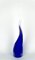 Blue Blown Murano Glass Sculptural Horn Vase by Beltrami for Made Murano Glass, 2019 15