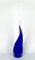 Blue Blown Murano Glass Sculptural Horn Vase by Beltrami for Made Murano Glass, 2019, Image 15