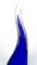 Blue Blown Murano Glass Sculptural Horn Vase by Beltrami for Made Murano Glass, 2019 13