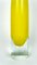 Jarrón Flauta de cristal de Murano soplado en amarillo de Beltrami para Made Murano Glass, 2019, Imagen 2