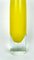 Yellow Blown Murano Glass Flute Vase by Beltrami for Made Murano Glass, 2019 2