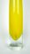 Yellow Blown Murano Glass Flute Vase by Beltrami for Made Murano Glass, 2019 9