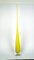 Jarrón Flauta de cristal de Murano soplado en amarillo de Beltrami para Made Murano Glass, 2019, Imagen 11