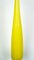 Yellow Blown Murano Glass Flute Vase by Beltrami for Made Murano Glass, 2019 7