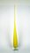 Jarrón Flauta de cristal de Murano soplado en amarillo de Beltrami para Made Murano Glass, 2019, Imagen 12