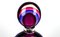 Ruby, Purple & Blue Sommerso Murano Blown Glass Bottle by Michele Onesto for Made Murano Glass, 2019, Image 4