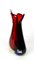 Red, Blue & Amber Submerged Murano Glass Vase by Michele Onesto for Made Murano Glass, 2019 4