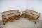 Italian Rattan Sofas, 1960s, Set of 2 2