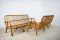 Italienische Rattan Sofas, 1960er, 2er Set 4