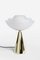 Polierte Messing Lotus Tischlampe von Serena Confalonieri für Mason Editions 1