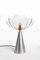 Matte White Nickel Lotus Table Lamp by Serena Confalonieri for Mason Editions 3